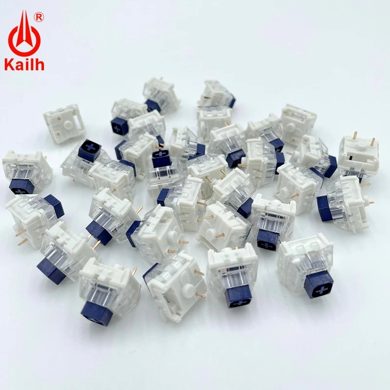 Gaming Keyboard Blue Switches - Kailh biru laut kotak sakelar Clicky