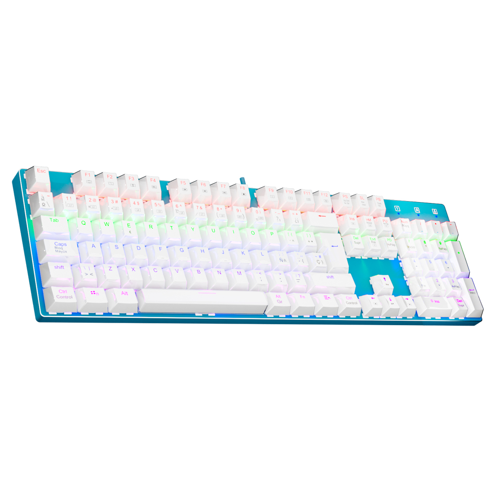 Gaming Keyboard Blue Switches - E-YOOSO Z88 Rainbow FALCON USB Keyboard