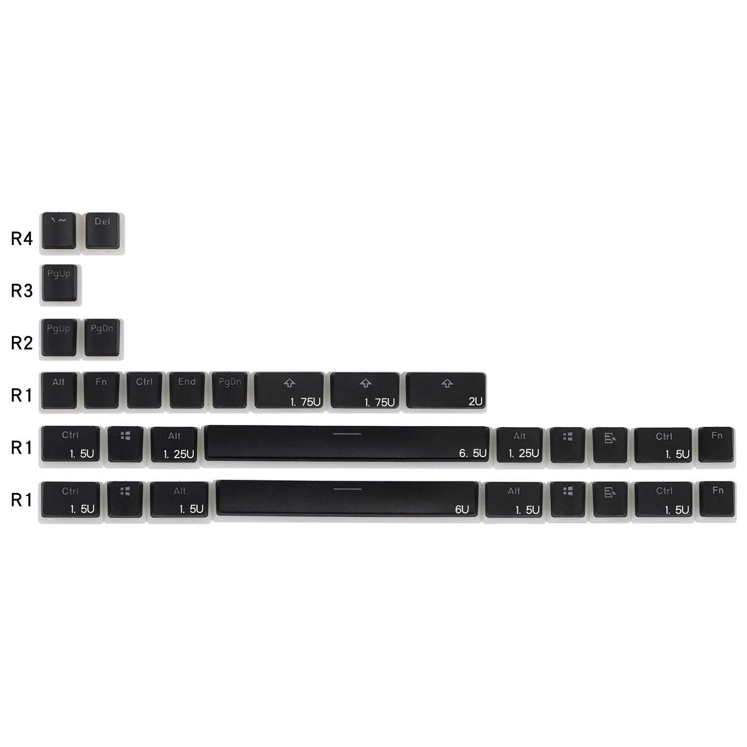 Gaming Keyboard Corsair - Tutup Tombol Lampu Latar Doubleshot Puding