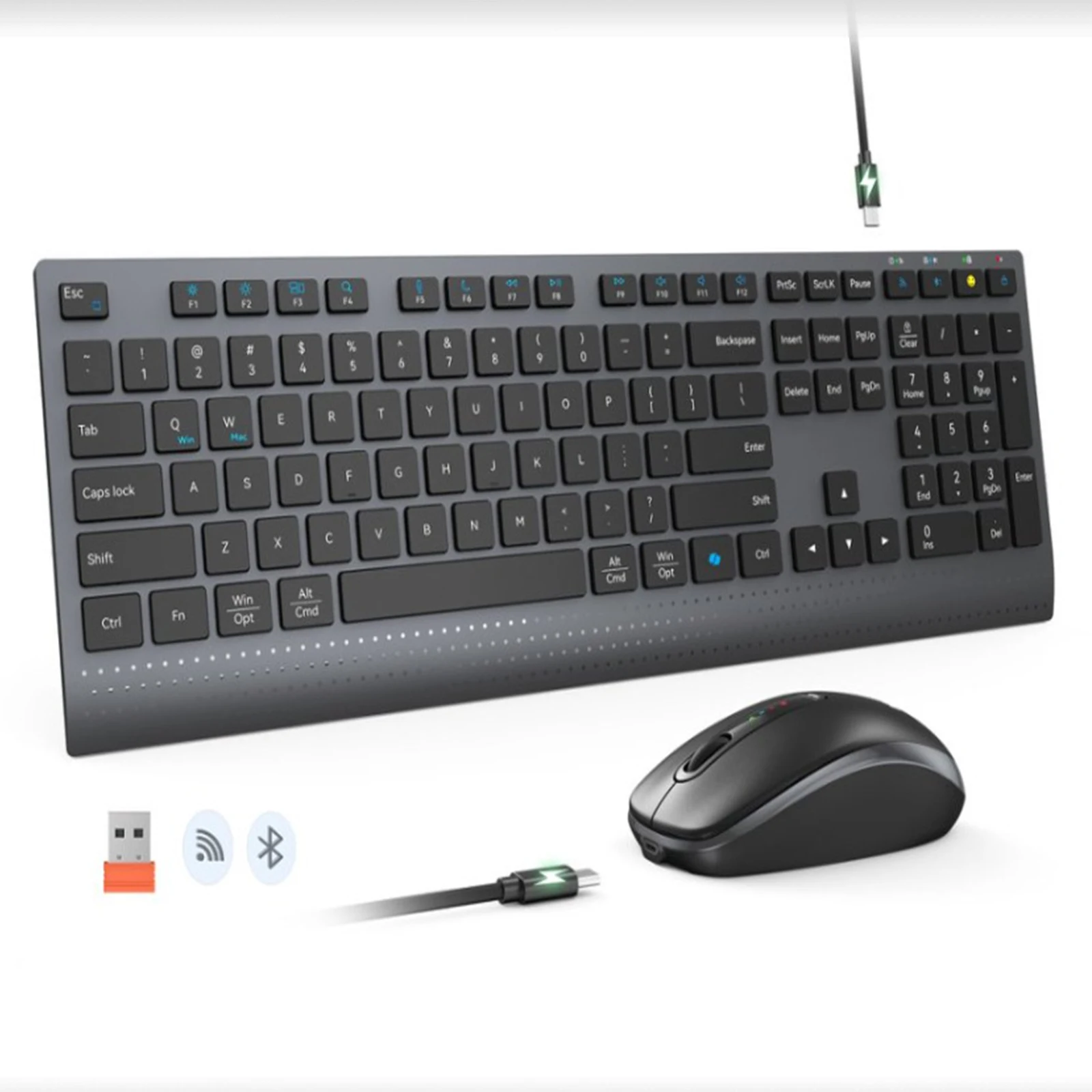 Gaming Keyboard Mouse Set - Set Mouse Keyboard Nirkabel Mode Ganda