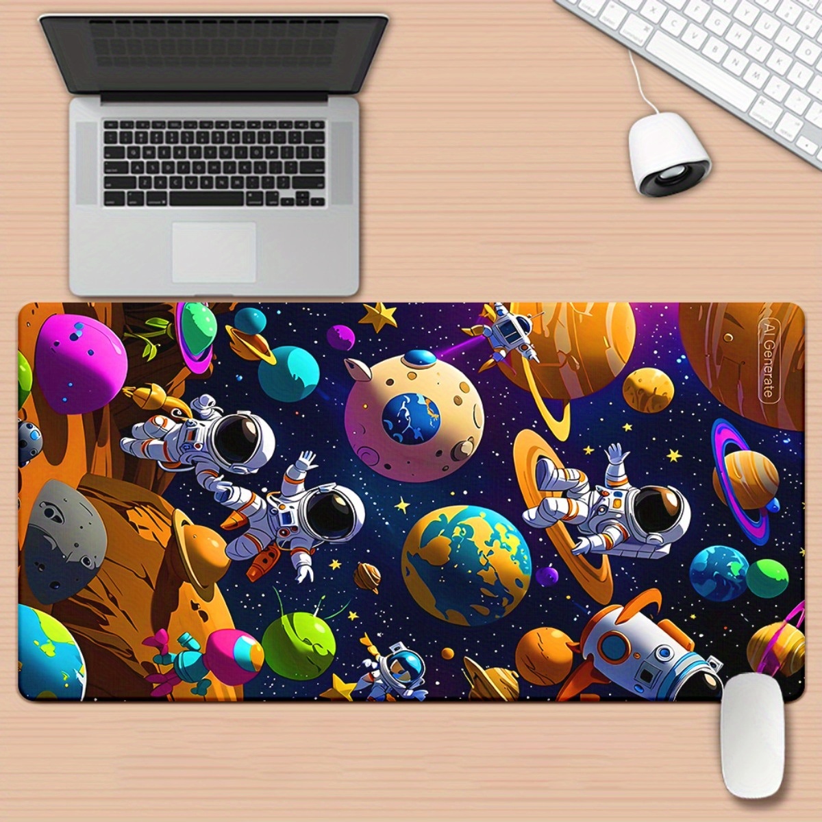 Gaming Keyboard Brand - Alas Meja Seni Besi Cetak HD