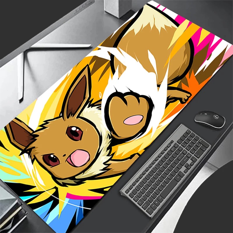 Gaming Keyboard He - P-Pokemon Eevee Anime Gaming Mouse Pad,