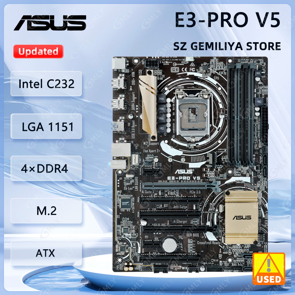 Intel Cpu Core I5 - Motherboard Asus E3-PRO V5 LGA 1151