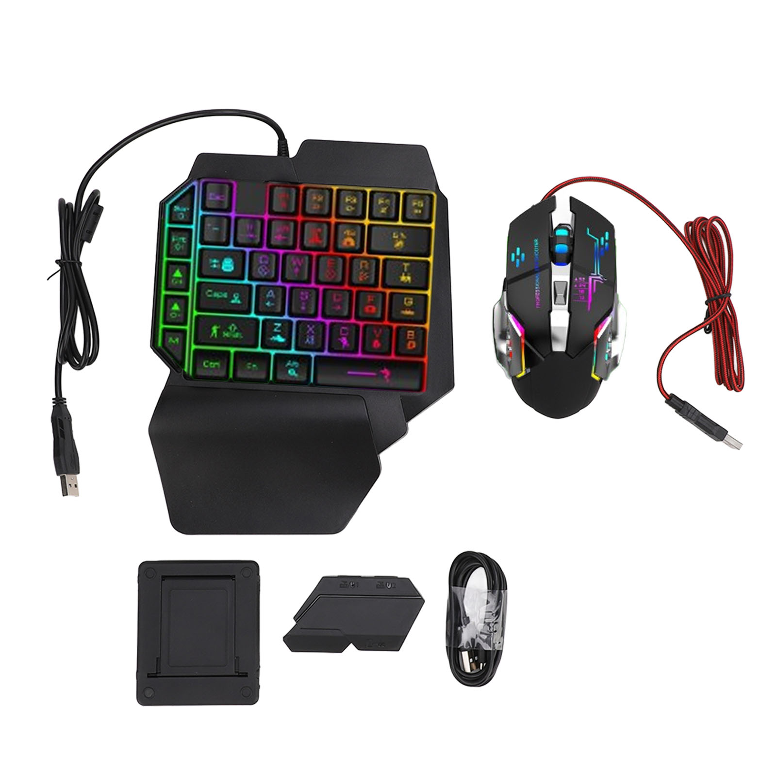 Gaming Keyboard Mouse Set - Set Konverter Mouse Keyboard Kombo Mouse