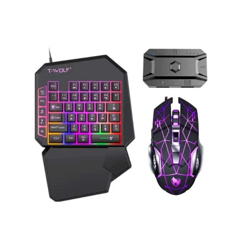 Gaming Keyboard Half - T-Wolf Tf950 5 in 1 Keyboard