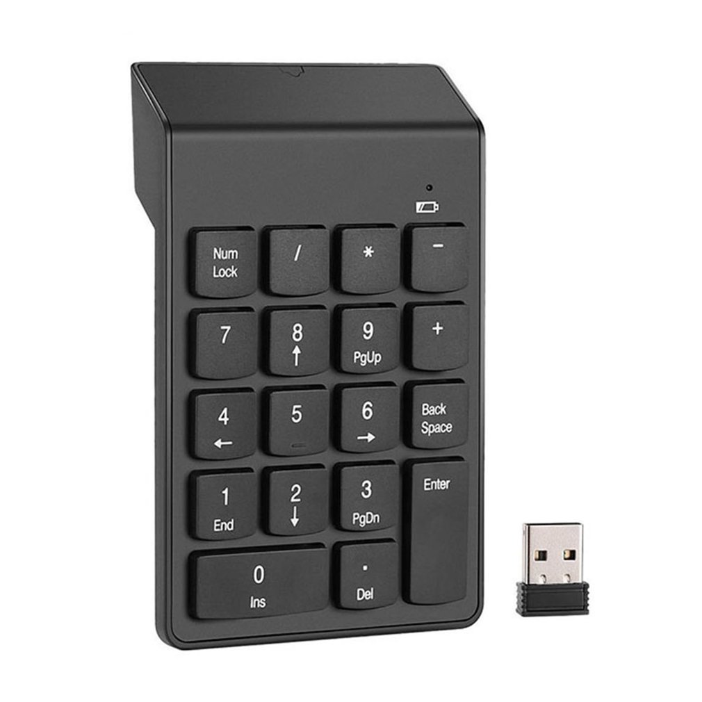 Gaming Keyboard Half - 18 Tombol 2.4G Keyboard Nirkabel Mini