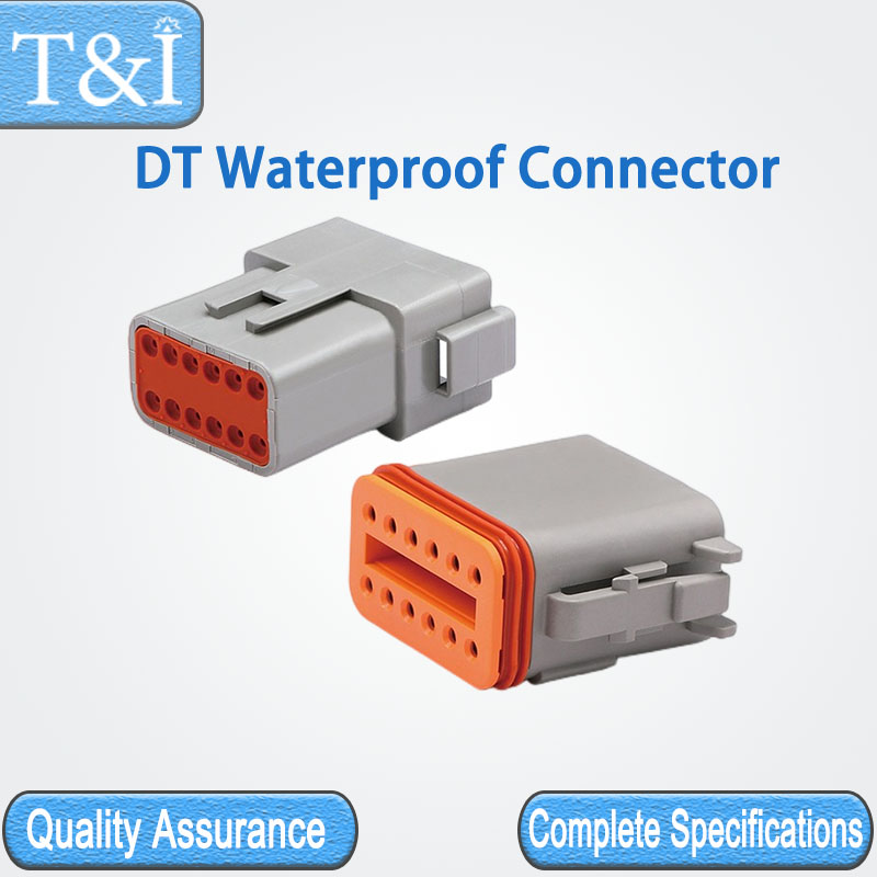Aviator Connector Kit - 1/5/10Set DT-2/3/4/6/8/12Pin Koneksi Elektronik Penerbangan Mobil