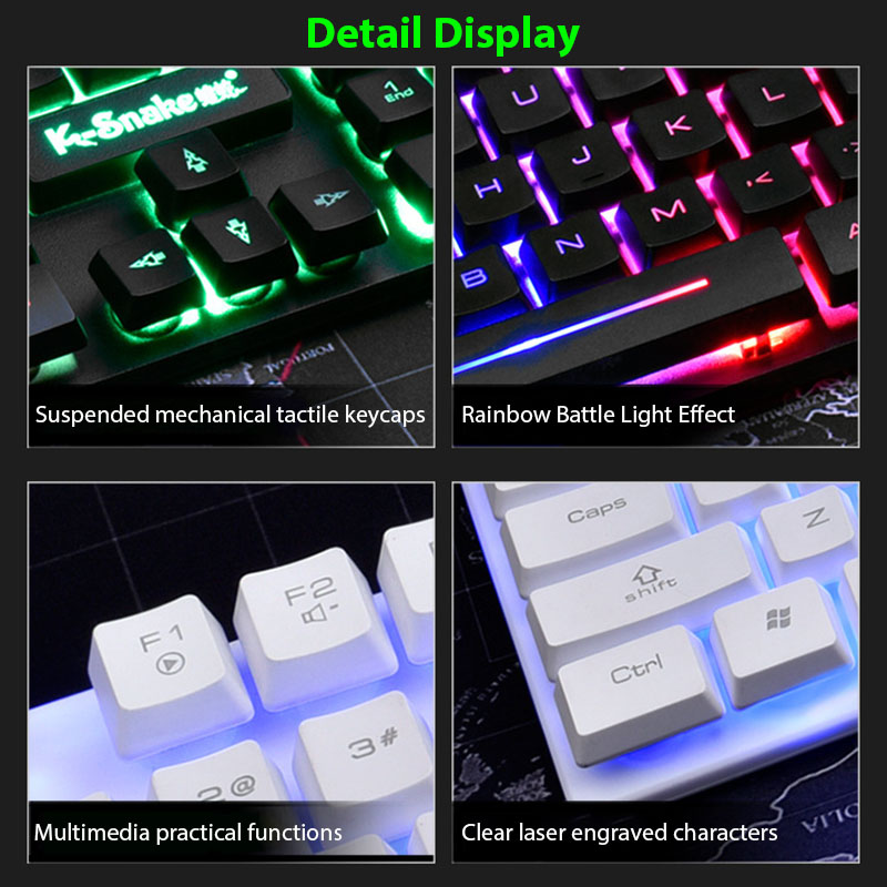 Set Keyboard dan Mouse KM320 K - Gaming Keyboard And Mouse Set ulasan dan harga