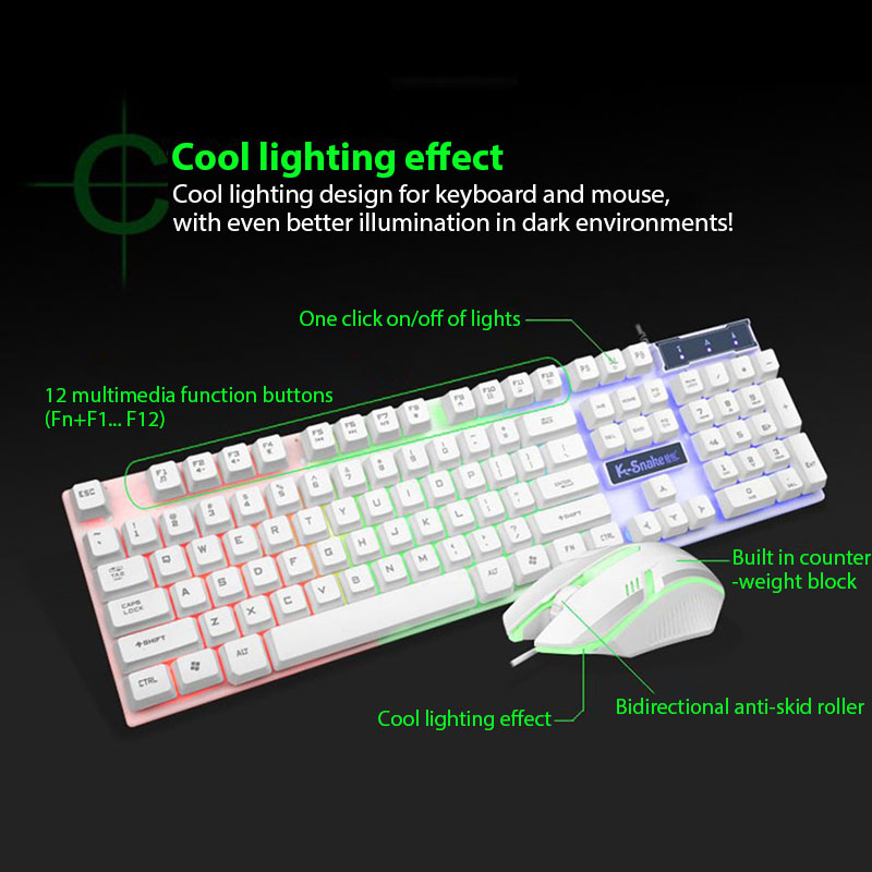 Set Keyboard dan Mouse KM320 K - Gaming Keyboard And Mouse Set ulasan dan harga