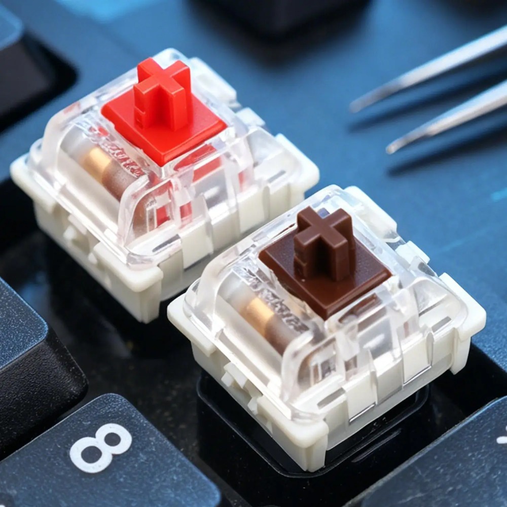 1-150 Buah 3 Pin DIY Sakelar K - Gaming Keyboard Blue Switches ulasan dan harga