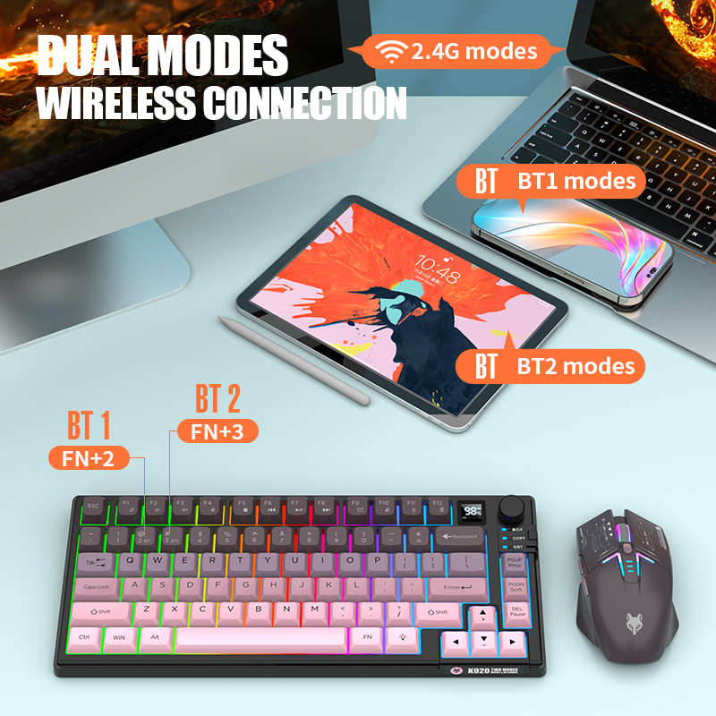 Kombo Keyboard dan Mouse Gamin - Gaming Keyboard Mouse Set ulasan dan harga