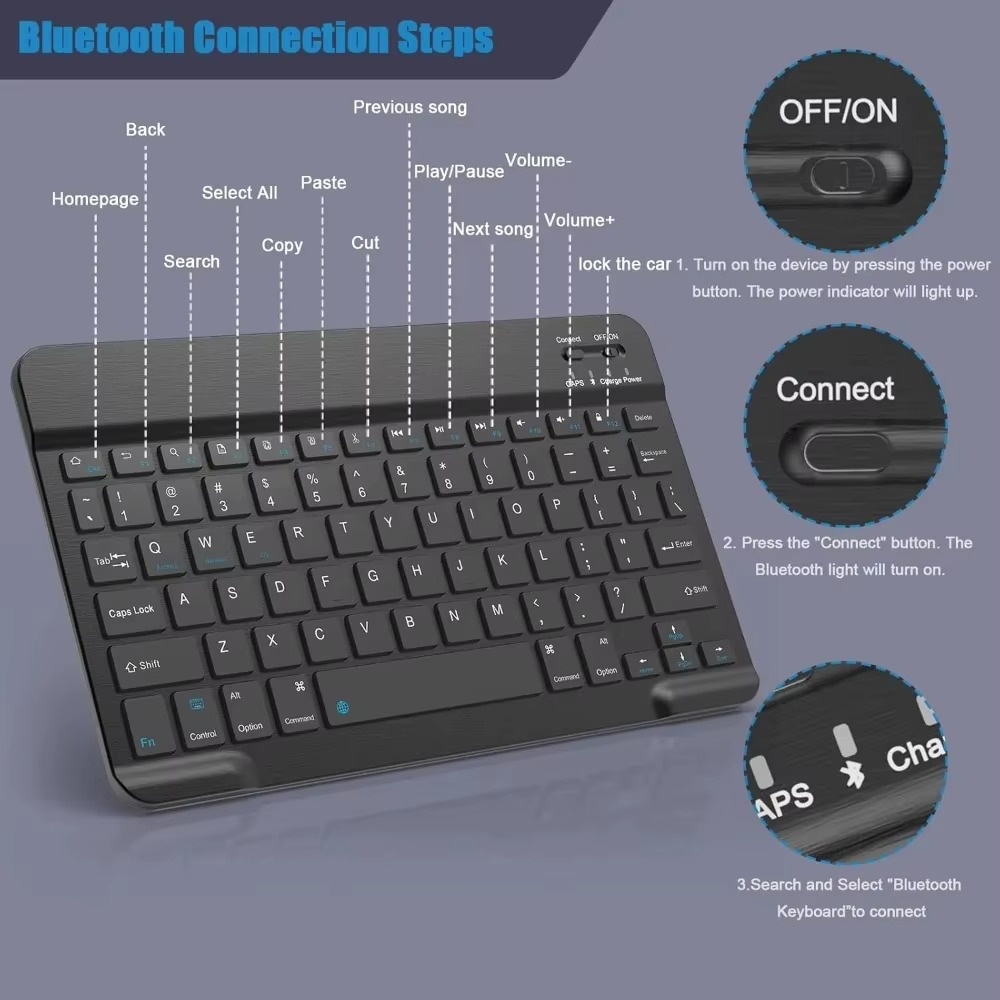 Keyboard Nirkabel Bluetooth 5. - Gaming Keyboard Wireless ulasan dan harga