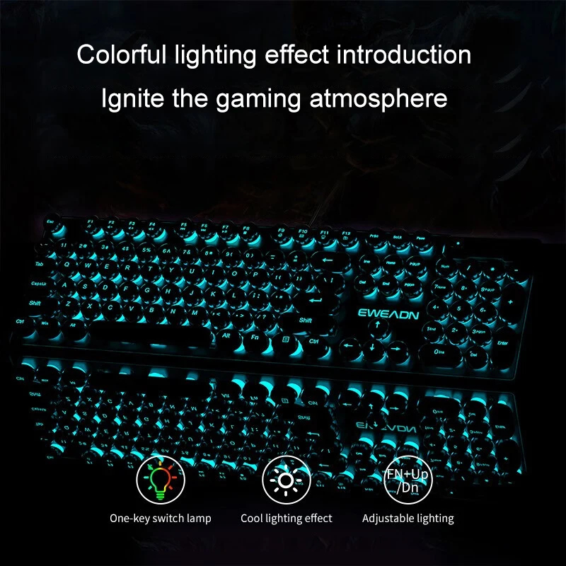 Set Keyboard dan Mouse Retro P - Gaming Keyboard Wireless ulasan dan harga