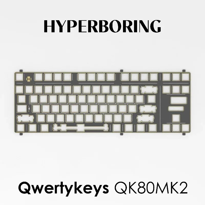 QK80MK2 Pelat Pemosisian Keybo - Gaming Keyboard Ergo ulasan dan harga
