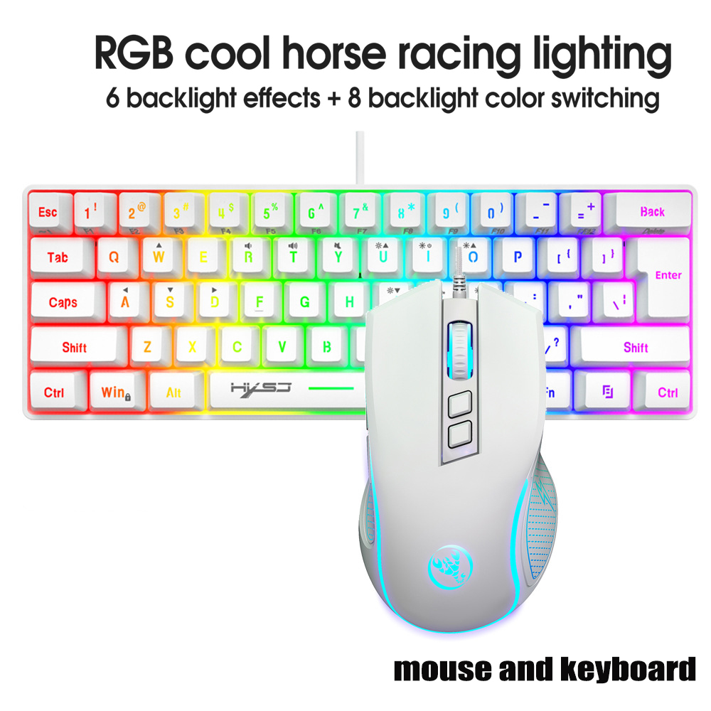 Keyboard dan Mouse Kit Gamer K - Gaming Keyboard Mouse Set ulasan dan harga