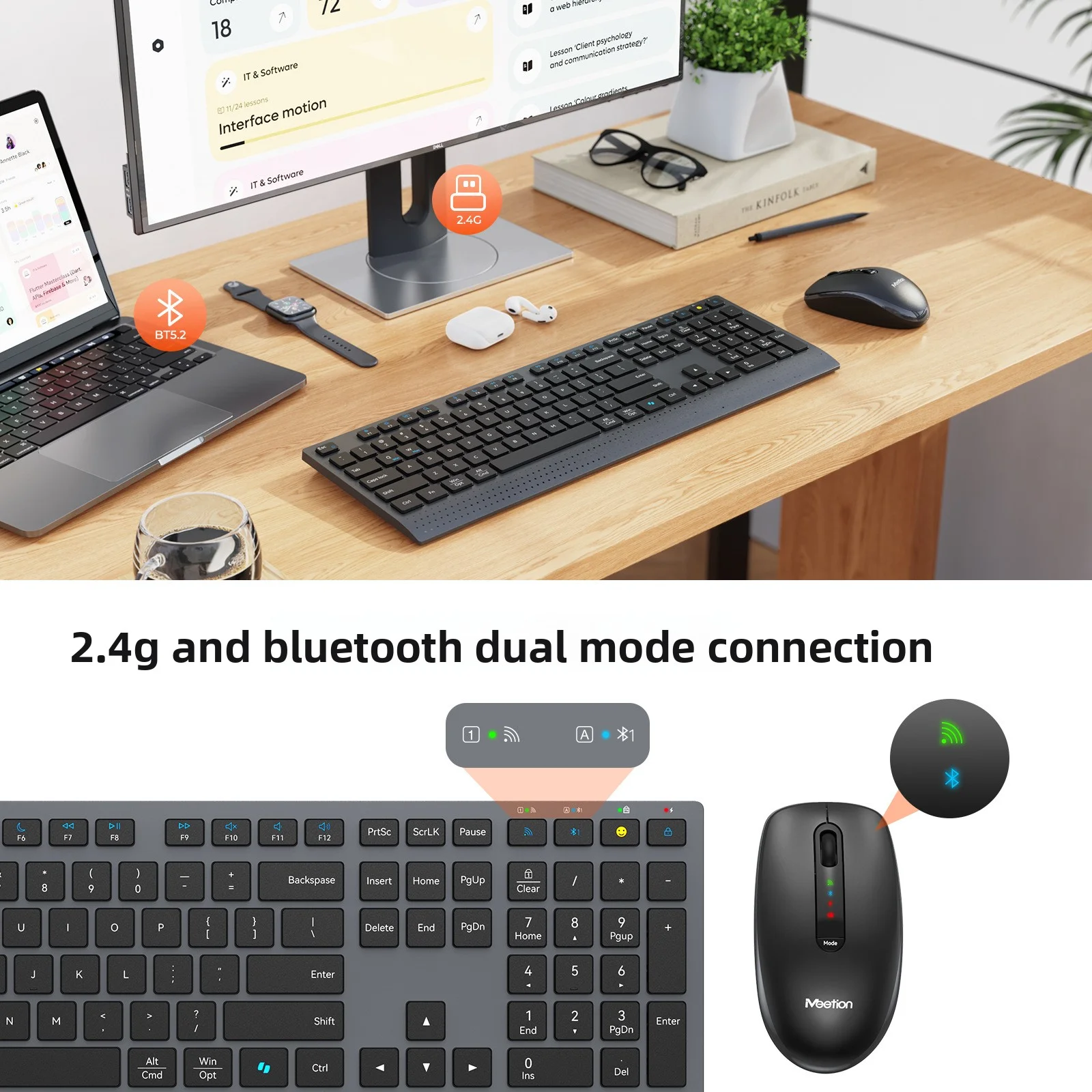 Set Mouse Keyboard Nirkabel Mo - Gaming Keyboard Mouse Set ulasan dan harga