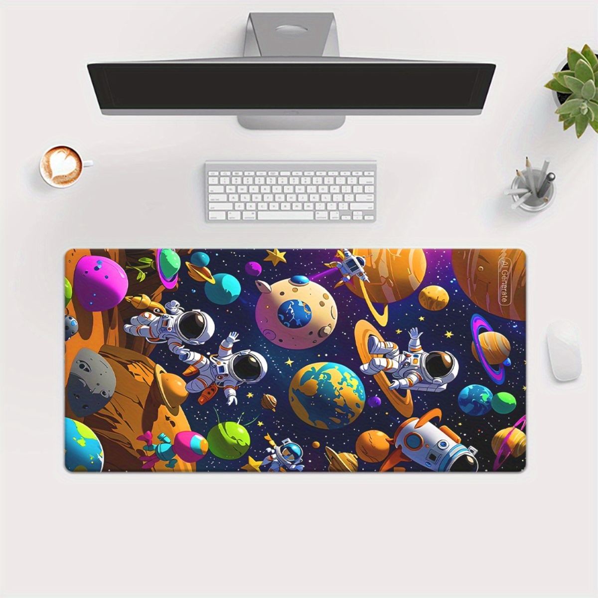 Alas Meja Seni Besi Cetak HD A - Gaming Keyboard Brand ulasan dan harga