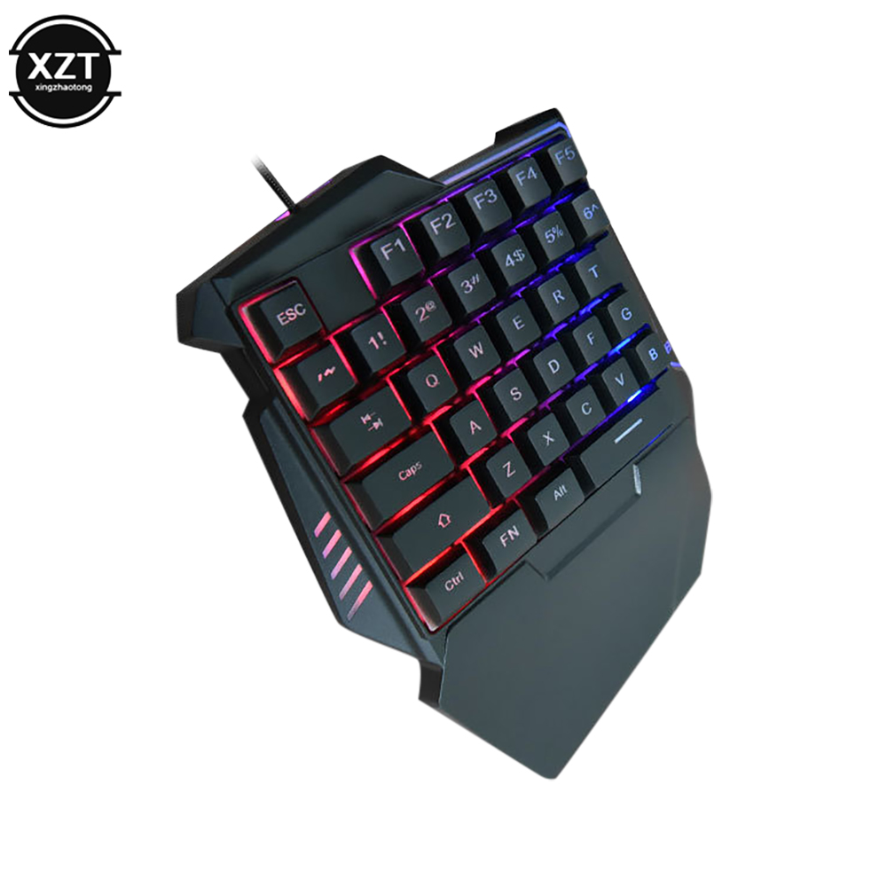 Keyboard USB Satu Tangan untuk - Gaming Keyboard Half ulasan dan harga