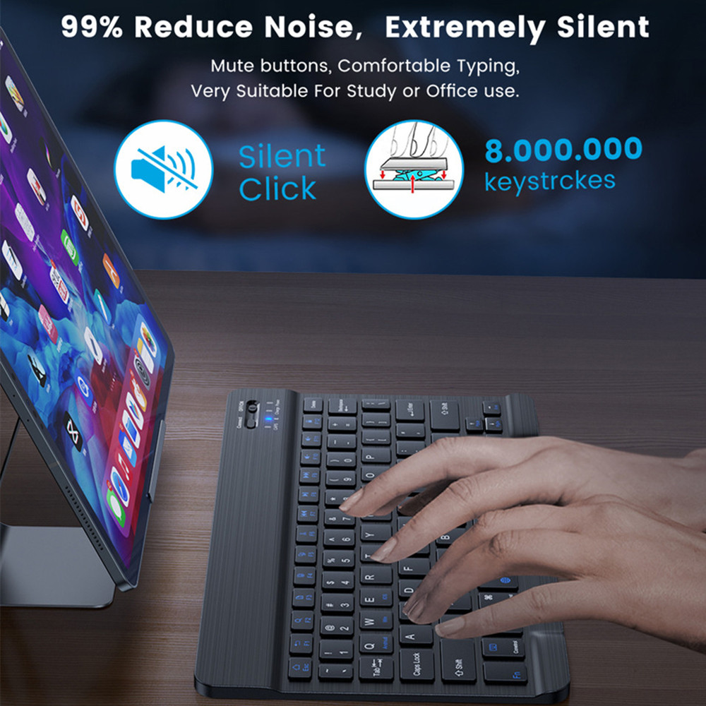 Keyboard Mini Bluetooth Nirkab - Gaming Keyboard Wireless ulasan dan harga