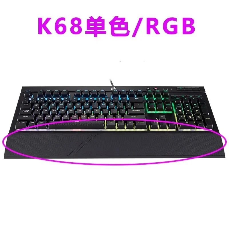 Sandaran Pergelangan Tangan Ke - Gaming Keyboard Corsair ulasan dan harga