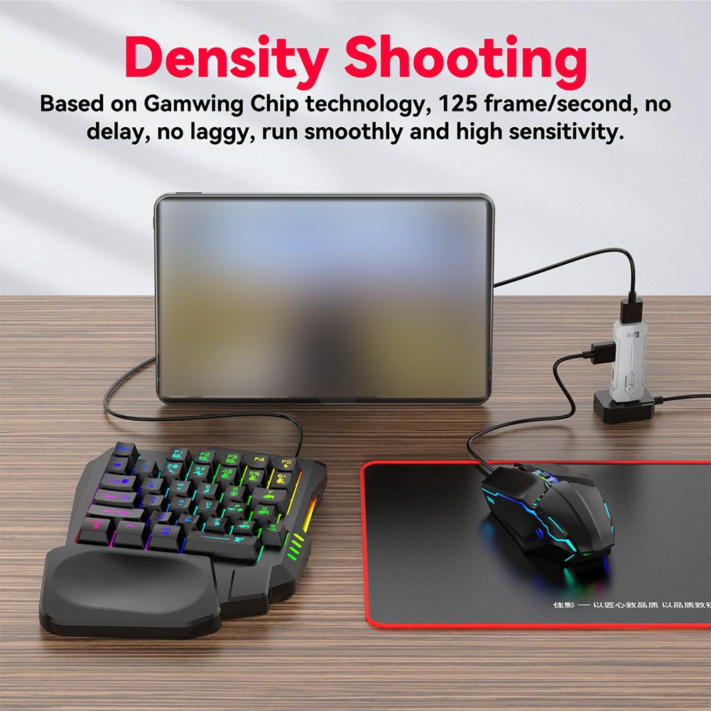 Gamwing X8/X8 Pro Konverter Ke - Gaming Keyboard Half ulasan dan harga