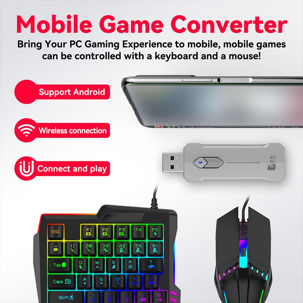 Gamwing X8/X8 Pro Konverter Ke - Gaming Keyboard Half ulasan dan harga