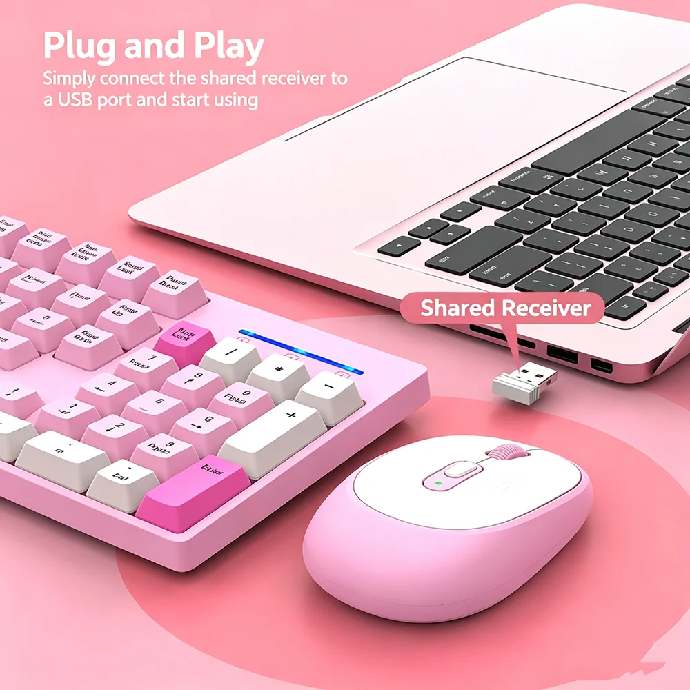KEBIDUMEI Set Keyboard dan Mou - Gaming Keyboard Mouse Set ulasan dan harga