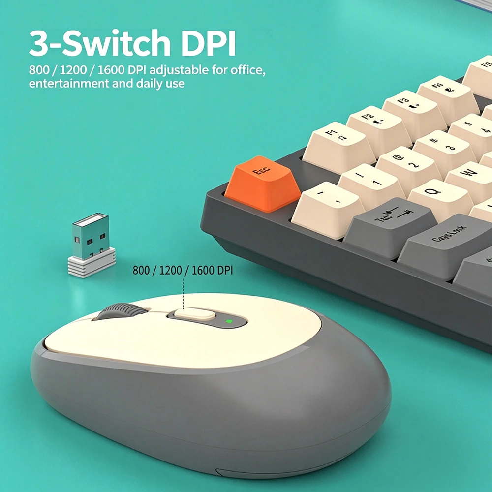 KEBIDUMEI Set Keyboard dan Mou - Gaming Keyboard Mouse Set ulasan dan harga