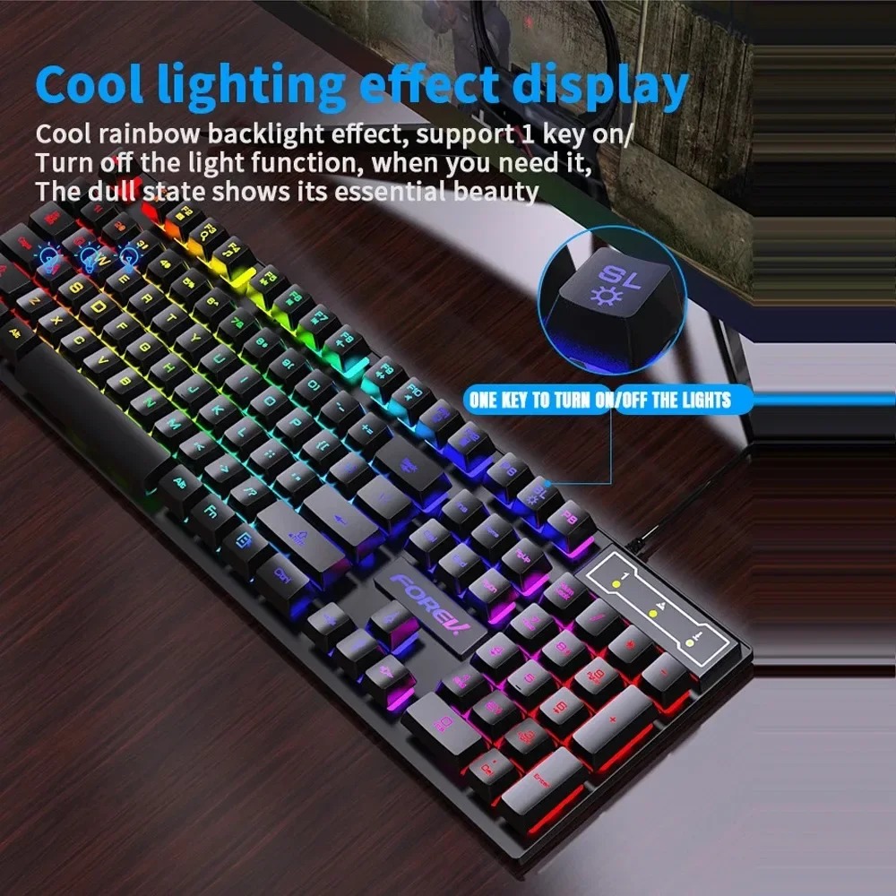 Kebidumei 104 Key Keyboard Mek - Gaming Keyboard Half ulasan dan harga