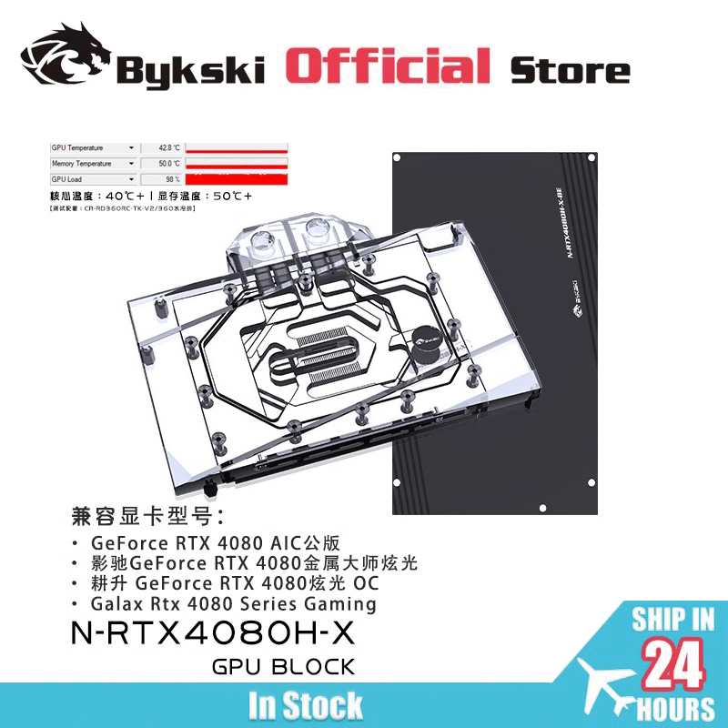 Blok GPU Bykski Digunakan untu - Nvidia Vga Rtx 4080 ulasan dan harga