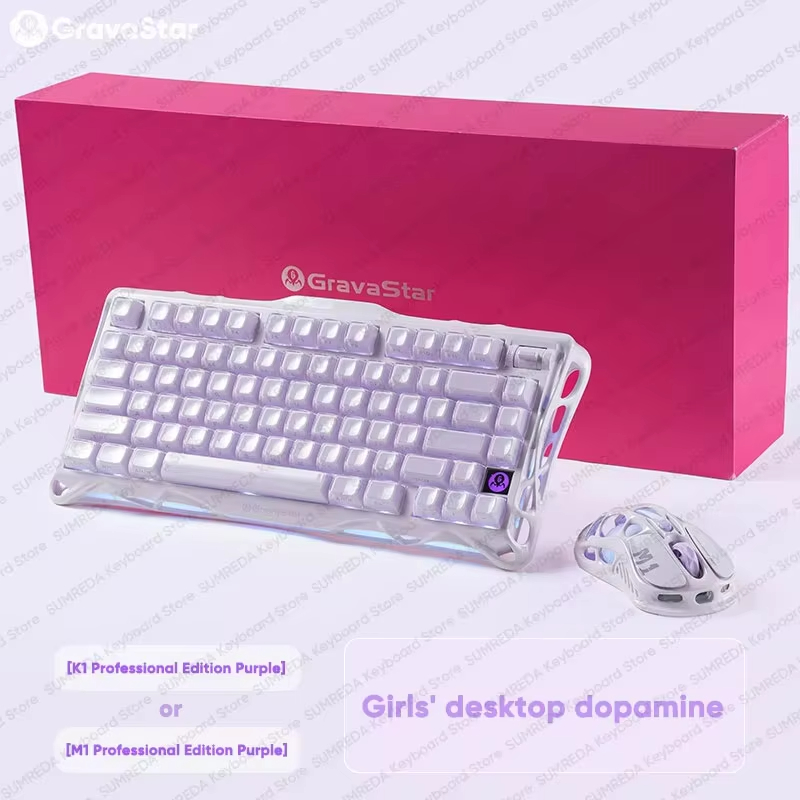 GravaStar M1 M2 Mouse Nirkabel - Gaming Keyboard Brand ulasan dan harga