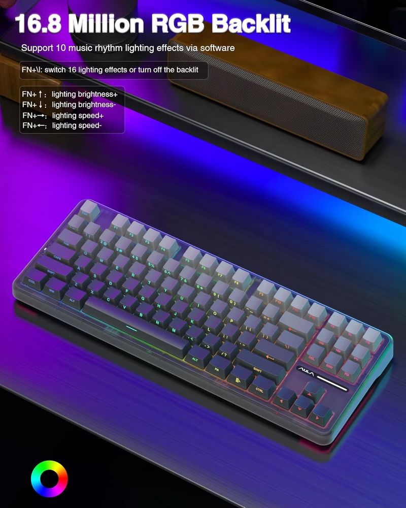 Keyboard Mekanik Nirkabel Aula - Gaming Keyboard Tkl ulasan dan harga