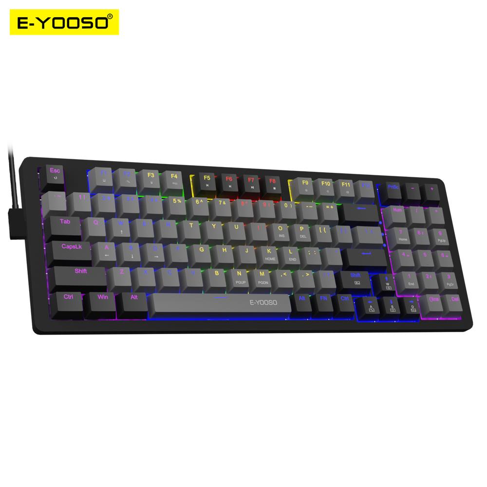 E-YOOSO Z94 Keyboard Gaming me - Gaming Keyboard Blue Switches ulasan dan harga